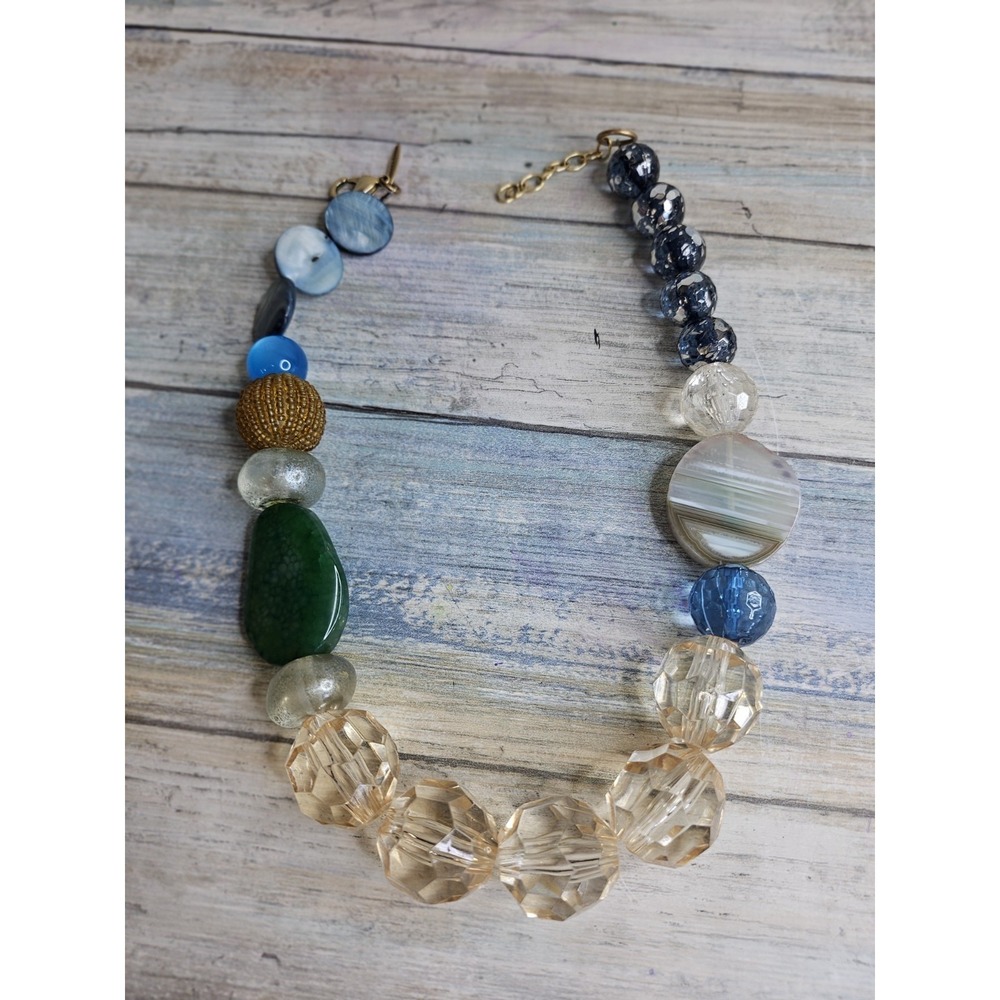Lenora Dame Classic Chunky Beaded‎ Necklace 21"